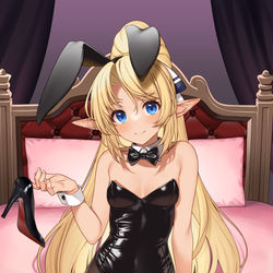 This is a pixiv picture whose title is 卯年のエルフ.