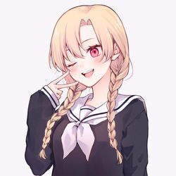 This is a pixiv picture whose title is 🐰.