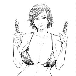 This is a pixiv picture whose title is 風間 飛鳥 & 春麗.