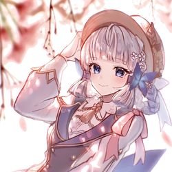 This is a pixiv picture whose title is 綾華ちゃんスキン.