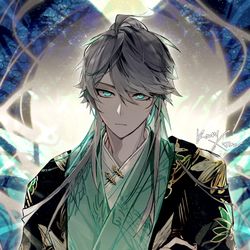 This is a pixiv picture whose title is 艾爾海森.