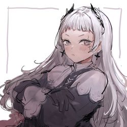 This is a pixiv picture whose title is アイリーニのおでこが見たいらくがき.