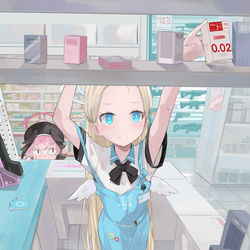 This is a pixiv picture whose title is 買い物.
