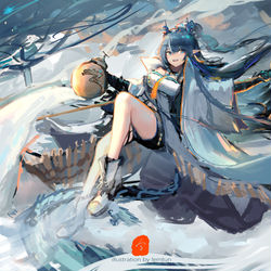 This is a pixiv picture whose title is 醉飞尘.