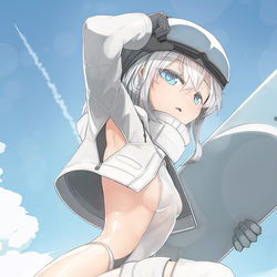 This is a pixiv picture whose title is スノーボード.