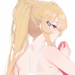 This is a pixiv picture whose title is 💛.