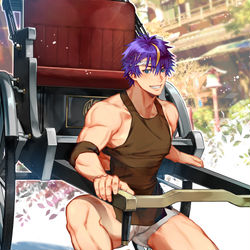 This is a pixiv picture whose title is skeb.