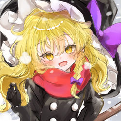 This is a pixiv picture whose title is マフラー魔理.