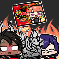 This is a pixiv picture whose title is 荒咬オウガ.