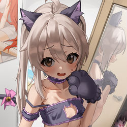 This is a pixiv picture whose title is 오빠는끝!.