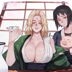 This is a pixiv picture whose title is Tsunade.
