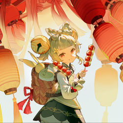 This is a pixiv picture whose title is 恭贺新年.