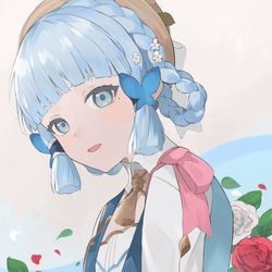 This is a pixiv picture whose title is 綾華ちゃん.