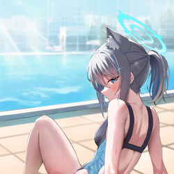 This is a pixiv picture whose title is Shiroko.
