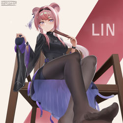This is a pixiv picture whose title is 林小姐.