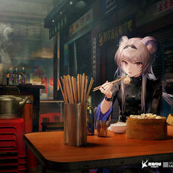 This is a pixiv picture whose title is 近尘烟.