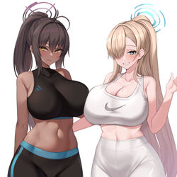 This is a pixiv picture whose title is スポーツウェア.