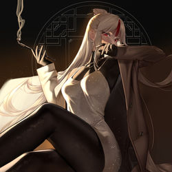This is a pixiv picture whose title is Ningguang.