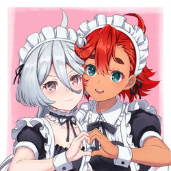 This is a pixiv picture whose title is スレッタ＆ミオリネ.