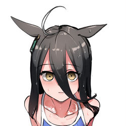 This is a pixiv picture whose title is カフェの鎖骨の窪みに水を貯め.