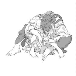 This is a pixiv picture whose title is 【十二国記】　「主上～、.