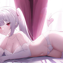 This is a pixiv picture whose title is サキュバスちゃん.