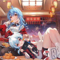 This is a pixiv picture whose title is 新春大吉.