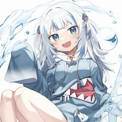 This is a pixiv picture whose title is 🦈.