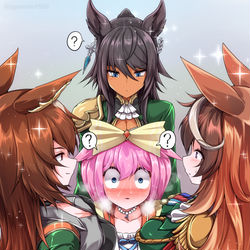 This is a pixiv picture whose title is シンボリトライアングル.