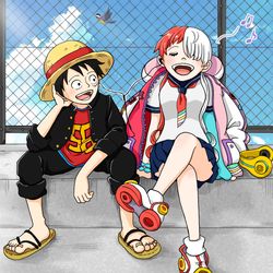 This is a pixiv picture whose title is 私の声が小鳥を空へ運ぶ.