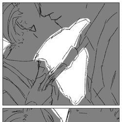 This is a pixiv picture whose title is ひよった2人.