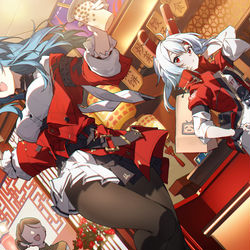 This is a pixiv picture whose title is 2023bilibili拜年纪.