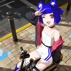 This is a pixiv picture whose title is Motocompo.