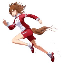 This is a pixiv picture whose title is 走ってるアグネスタキオン.