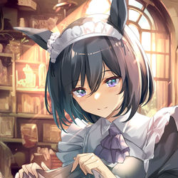 This is a pixiv picture whose title is メイドフラッシュさん.
