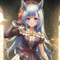 This is a pixiv picture whose title is メジロアルダン.