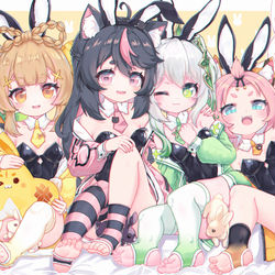 This is a pixiv picture whose title is 兔年吉祥~.