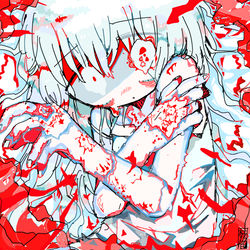 This is a pixiv picture whose title is 冷めてく赤.