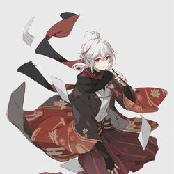 This is a pixiv picture whose title is 万葉歌仙.