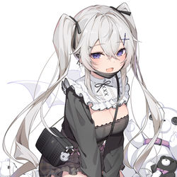 This is a pixiv picture whose title is 地雷系吸血鬼ちゃん.
