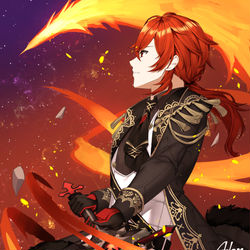 This is a pixiv picture whose title is 16. ディルック.