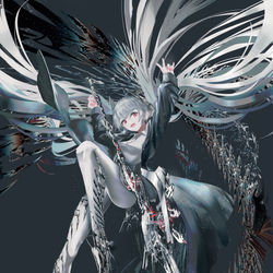 This is a pixiv picture whose title is 【 CaRCinization 】.