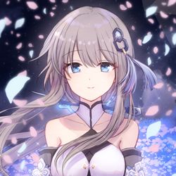 This is a pixiv picture whose title is 帰終と瑠璃百合.