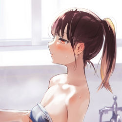 This is a pixiv picture whose title is おりこうさん１.