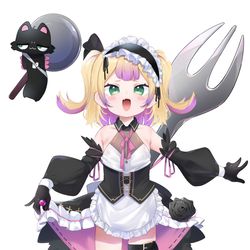 This is a pixiv picture whose title is 深層組新人メイド.