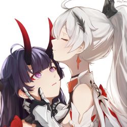 This is a pixiv picture whose title is 亲角.