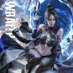 This is a pixiv picture whose title is Apex レイス Apex .Wraith. apex惡靈.