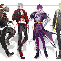 This is a pixiv picture whose title is NIJISANJI EN AR LIVE Noctyxビジュアル.