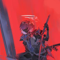 This is a pixiv picture whose title is 夕陽リリさん.
