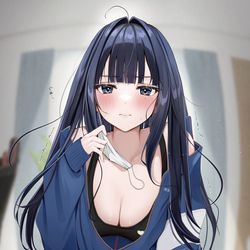 This is a pixiv picture whose title is ねえ！あんた…さっきから何見てるの？.